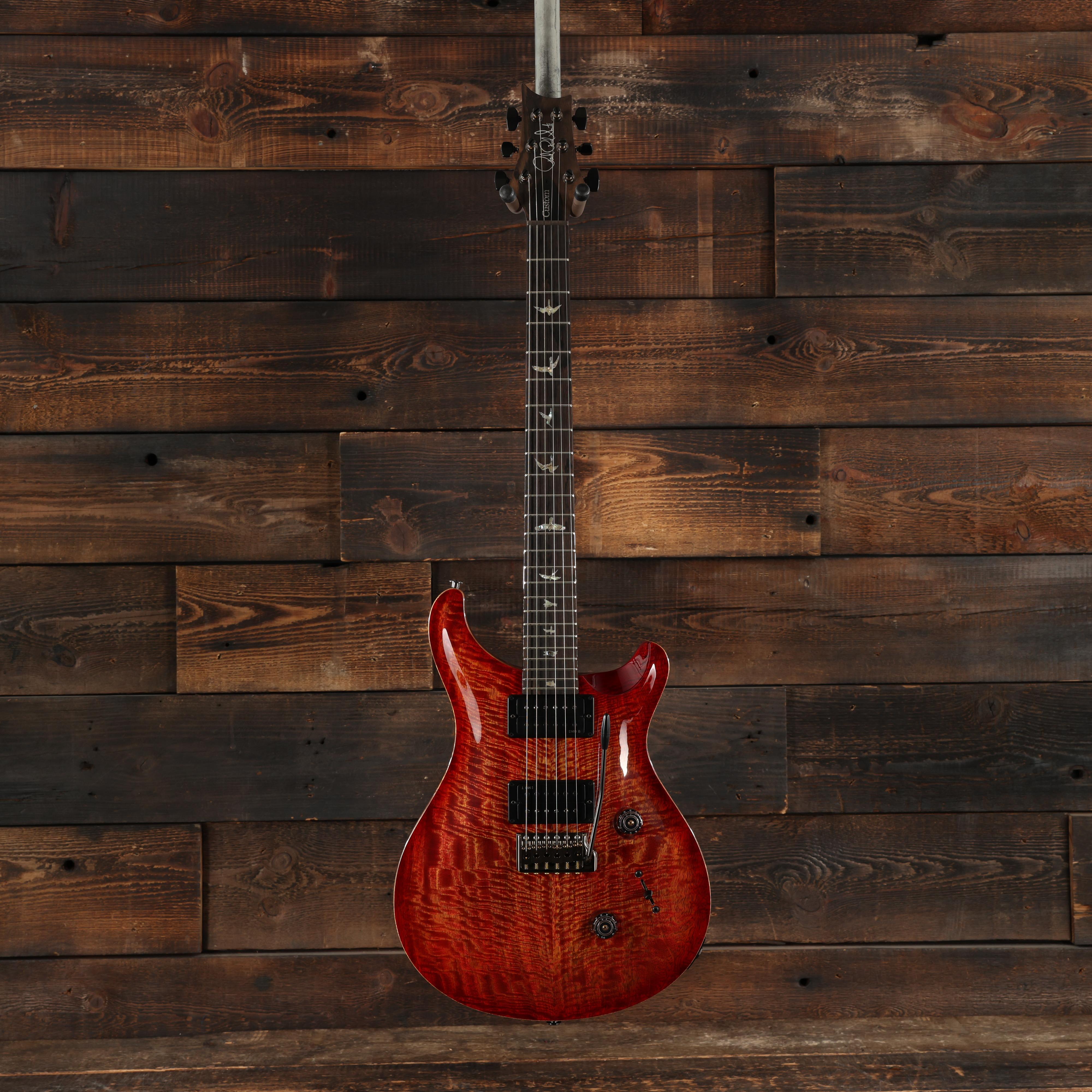 ギター PRS Limited Edition Custom24 PRS Limited Edition Custom 24 Mango Top Electric Guitar in Blood